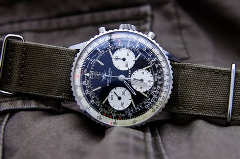 breitling navitimer strap options|Breitling Navitimer nato strap.